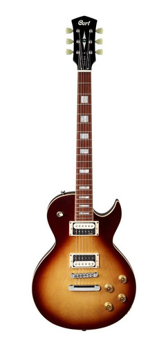 Imagen 1 de 3 de Guitarra eléctrica Cort CR Series CR300 single-cutaway de caoba aged vintage sunburst semi brillante con diapasón de jatoba