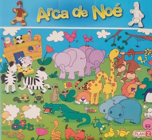 Puzzle Rompecabezas De Piso Con 8 Encastres Arca De Noé