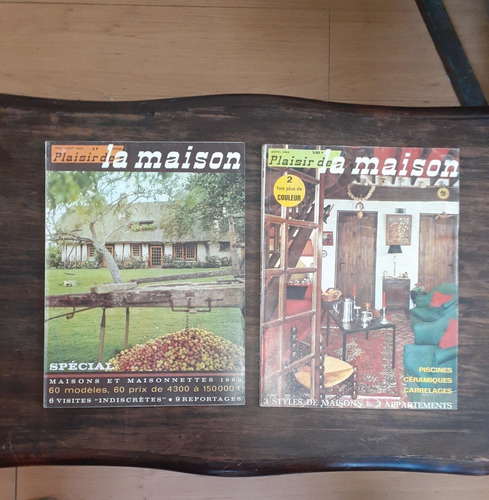 2 Revistas La Maison, De 1969. En Francés.