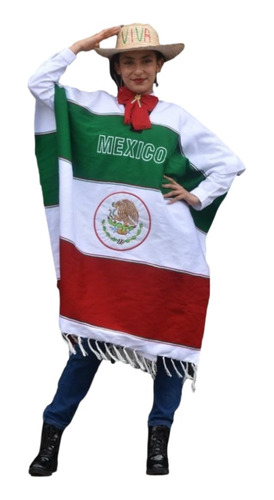 Jorongo Gabán Escudo Nacional Mexicano Tricolor 