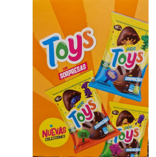 12 Huevos Toys Sorpresa 22g - Barata La Golosinería