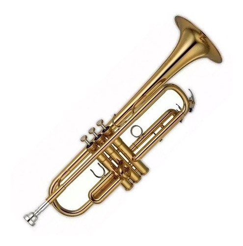 Trompeta Knight Jbtr-400 En  Bb  Laton Amarillo - Estuche