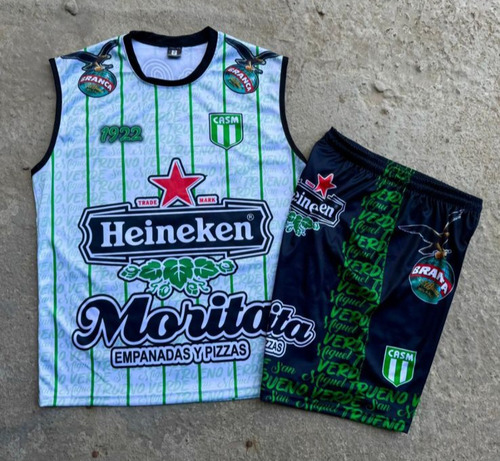 Conjunto Potrero Short Musculosa Deportivo Futbol Unisex