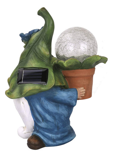 Estatua De Enano De Jardín, Estatua De Enano De Resina Con B