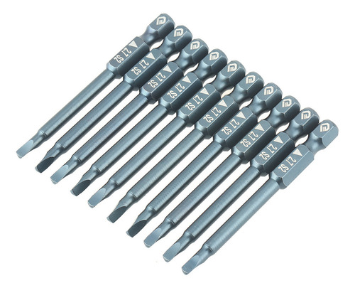 Cabeza Triangular De Acero Aleado S2 De 10 Piezas Con Vástag