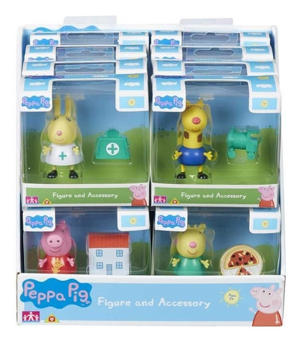 Peppa Pig Figura Con Accesorio Original Nuevo 06771 Bigshop!