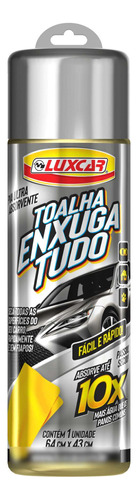 Toalha Enxuga Tudo Luxcar -  Absorve Água Limpa E Seca Carro