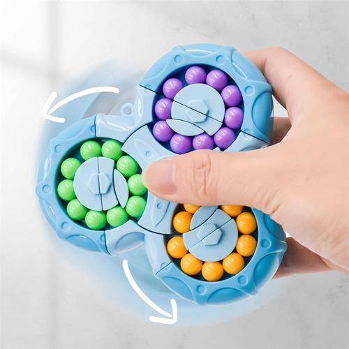 . Rompecabezas Frijol Cubo Mágico Girar Juguetes