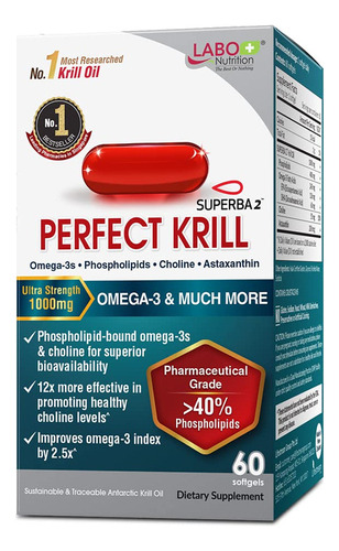 Labo Nutrition Perfect Krill 1000 Mg, Aceite De Krill Antár