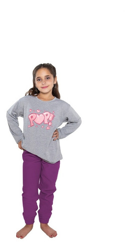 Imagen 6 de 10 de Pijama De Invierno Para Chicas Nenas 702