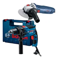 Comprar Taladro Percutor 1\u002F2 850w + Amoladora 4 1\u002F2 710w Bosch