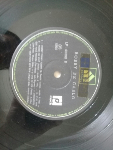 Lp Bobby De Carlo 1968 . Selo Mocambo / Rozenblit.