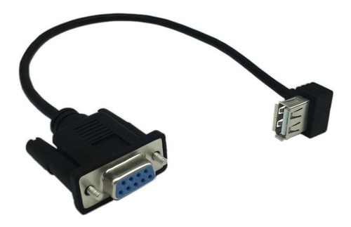 2 Unidades, Cable Serie Usb 2.0 A Hembra A Rs232 Db9 Hembra