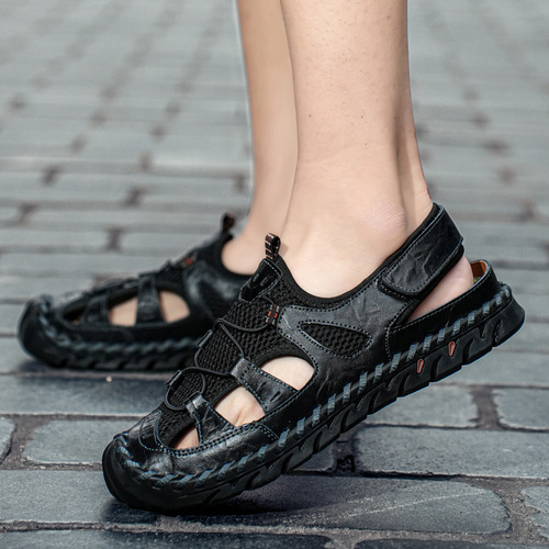 Sandalias De Playa Antideslizantes De Moda Para Hombre Con P