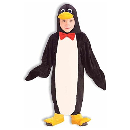 Disfraz De Pingüino De Peluche, Talla Niños Pequeños