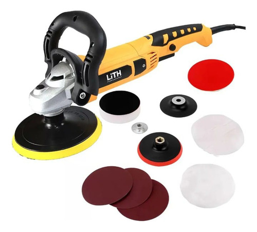 Politriz Angular 6pol 1050w 220v Kit Polimento E Acessórios