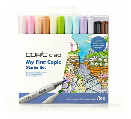 Copic Ciao First Starter Set Marcador De Alcohol, Surtido