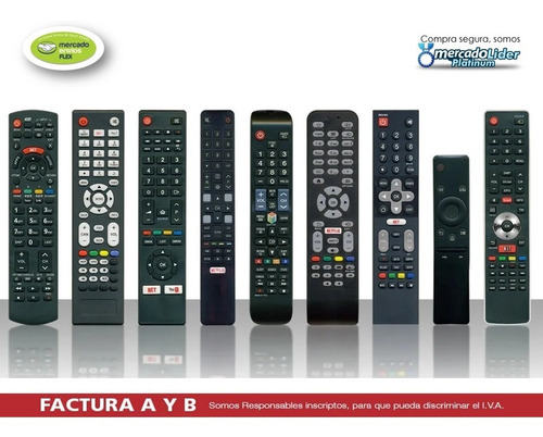 Imagen 3 de 7 de Control Remoto Para Tv Lcd Led Smart Netflix Philips