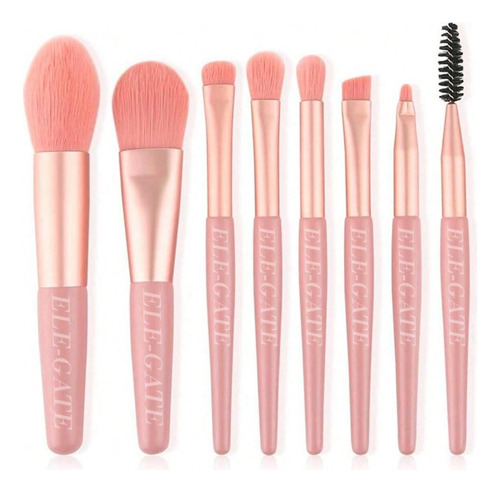 Juego De 8 Brochas De Maquillaje Profesionales