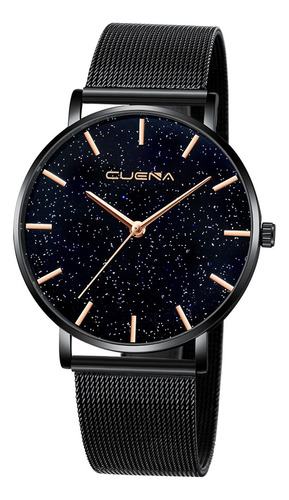 Reloj Para Mujer Con Esfera De Diamante Celeste, Relojes De