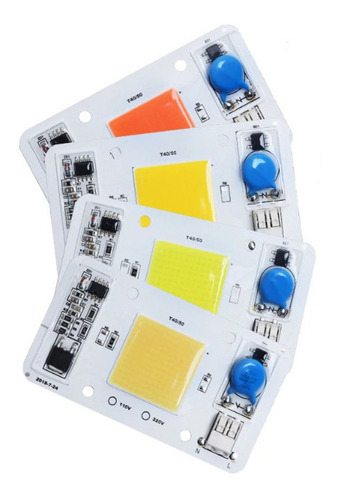 Disipador Aluminio Y Lupa 60° Para Led 20w 30w 50w 12v