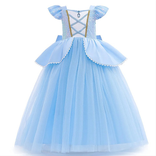 Disfraz Niñas Princesa Cenicienta Exclusivo Divino! Vestido