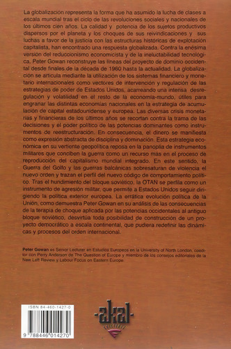 Apuesta Por La Globalizacion, De Peter Gowan. Editorial Akal En Español