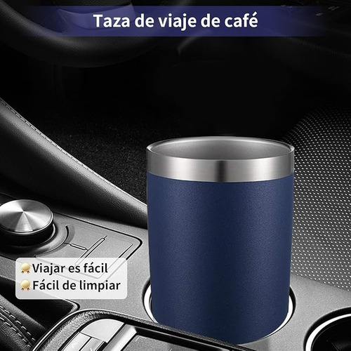 Termo Acero Inoxidable Para Viajes Con Aislamiento Y Tapa