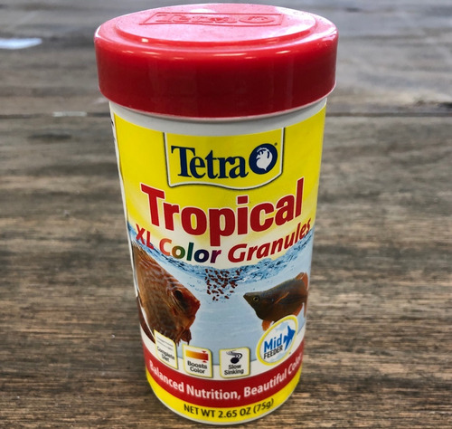 Imagen 6 de 6 de Alimento Para Peces Tetra Color Granulado 75 Gr