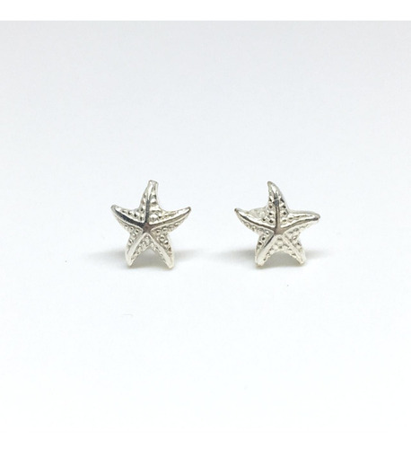 Aros Estrellas De Mar Plata 925