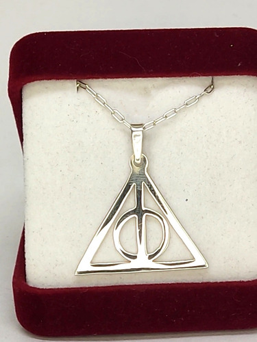Imagen 3 de 7 de Harry Potter, Reliquias De La Muerte Cadena 50 Cm. Plata 980