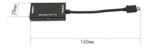 Convertidor De Adaptador Micro Usb Hdmi For Tableta