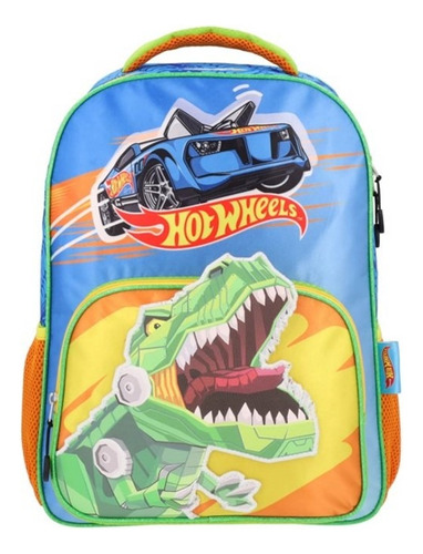 Mochila Hot Wheels Primaria Backpack Hws029bp175a Color Multicolor