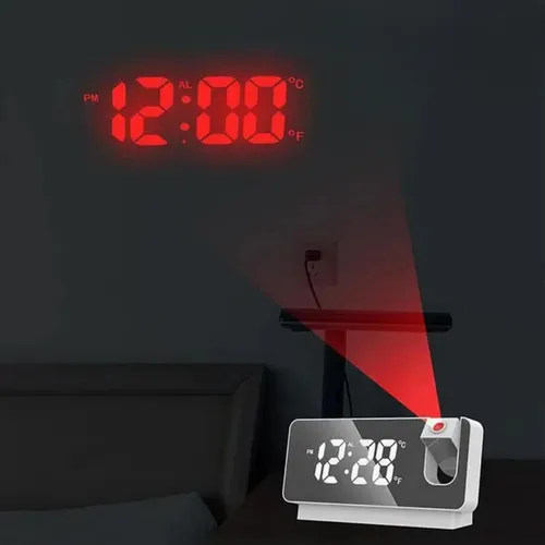 Despertador que proyecta la hora en el techo hotsell