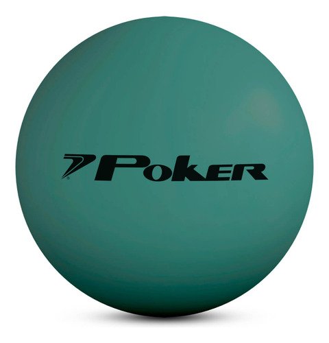 Kit 3 Bolas Poker De Frescobol Borracha N3 Cor Verde