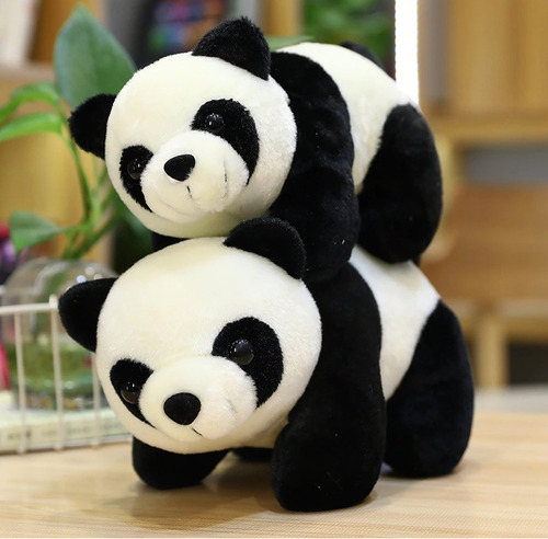 Imagen 2 de 7 de Peluche De Oso Panda Bebe Peluche Suave Cojin Regalo Chile