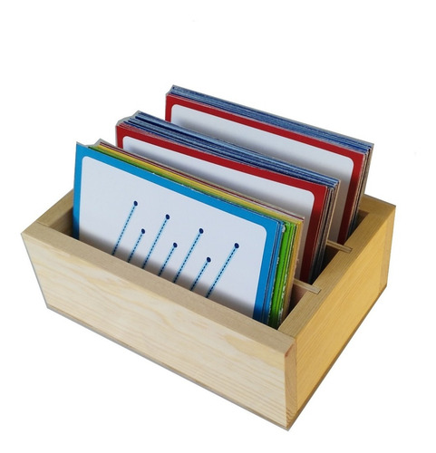 Imagen 3 de 6 de Ingeniacrea 3 Pack Tarjetas Montessori Trazos/cursiva/molde
