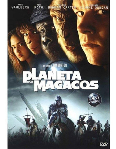 Dvd Planeta Dos Macacos Tim Burton Mark Wahlberg