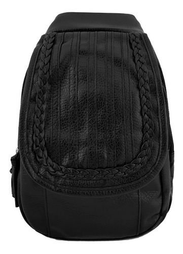 Imagen 2 de 5 de Mochila Pequeña Mujer Marinero Eco Cuero