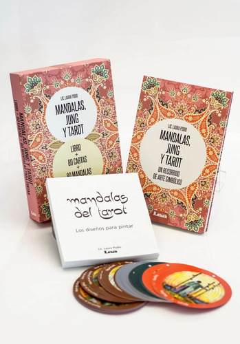 Mandalas, Jung Y Tarot. Caja Libro 80 Cartas Y Block Para Co