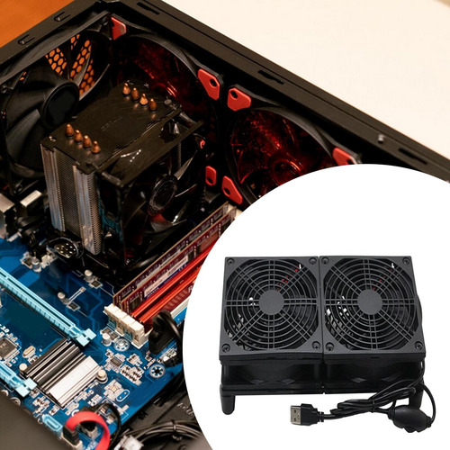 Ventilador De Computador 5v 2400rpm Velocidade Ajustável,