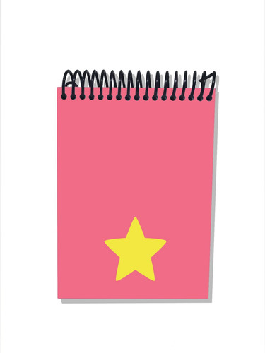Imagem 2 de 2 de Caderneta Capa Dura Anime Steven Universe Estrela