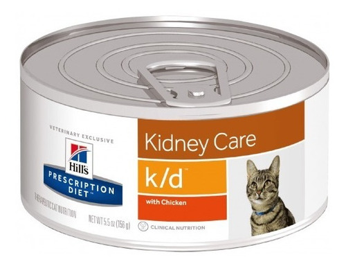 Hills Prescription Diet K/d Kidney Care Felino 156 Gr Pt