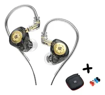 Comprar Auriculares Kz Edx Pro sin micrófono, funda Kz y gomas en color negro