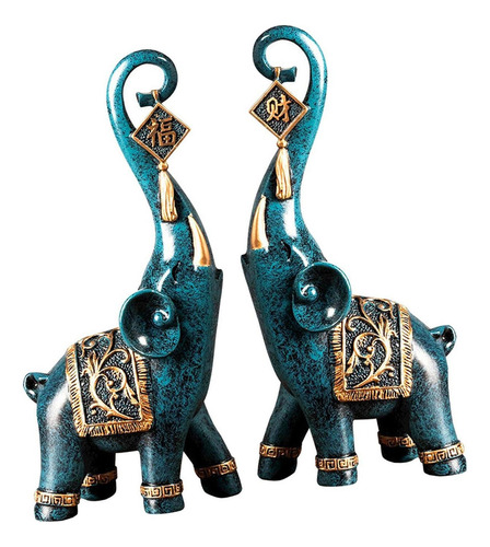 Muyier 2 Estatuas De Elefante Modernas, Decoración De