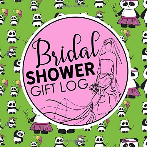 Bridal Shower Gift Log Gift Card Registry, Gift Register, Gi