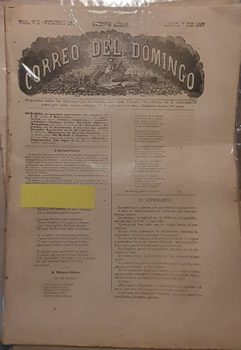 Correo Del Domingo Numero 171 Año 1867 C3