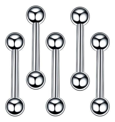 4 Nariz Labio Stud 6mm