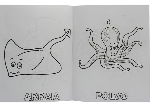 Colorir (B): Seres do Mar, de © Todolivro Ltda.. Editorial Todolivro Distribuidora Ltda., capa mole em português, 2022