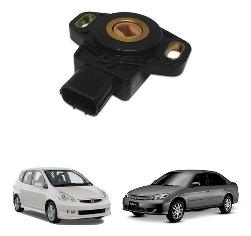 Sensor Borboleta Honda Fit 1.4 1.5 2003 A 2008 Civic 1.7 